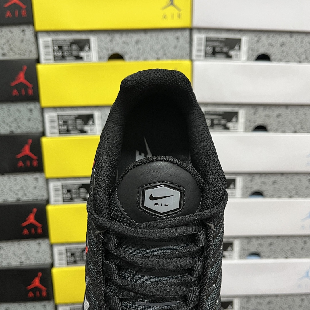 Nike Air Max Plus Multi Swoosh Black Crimson - Image 6