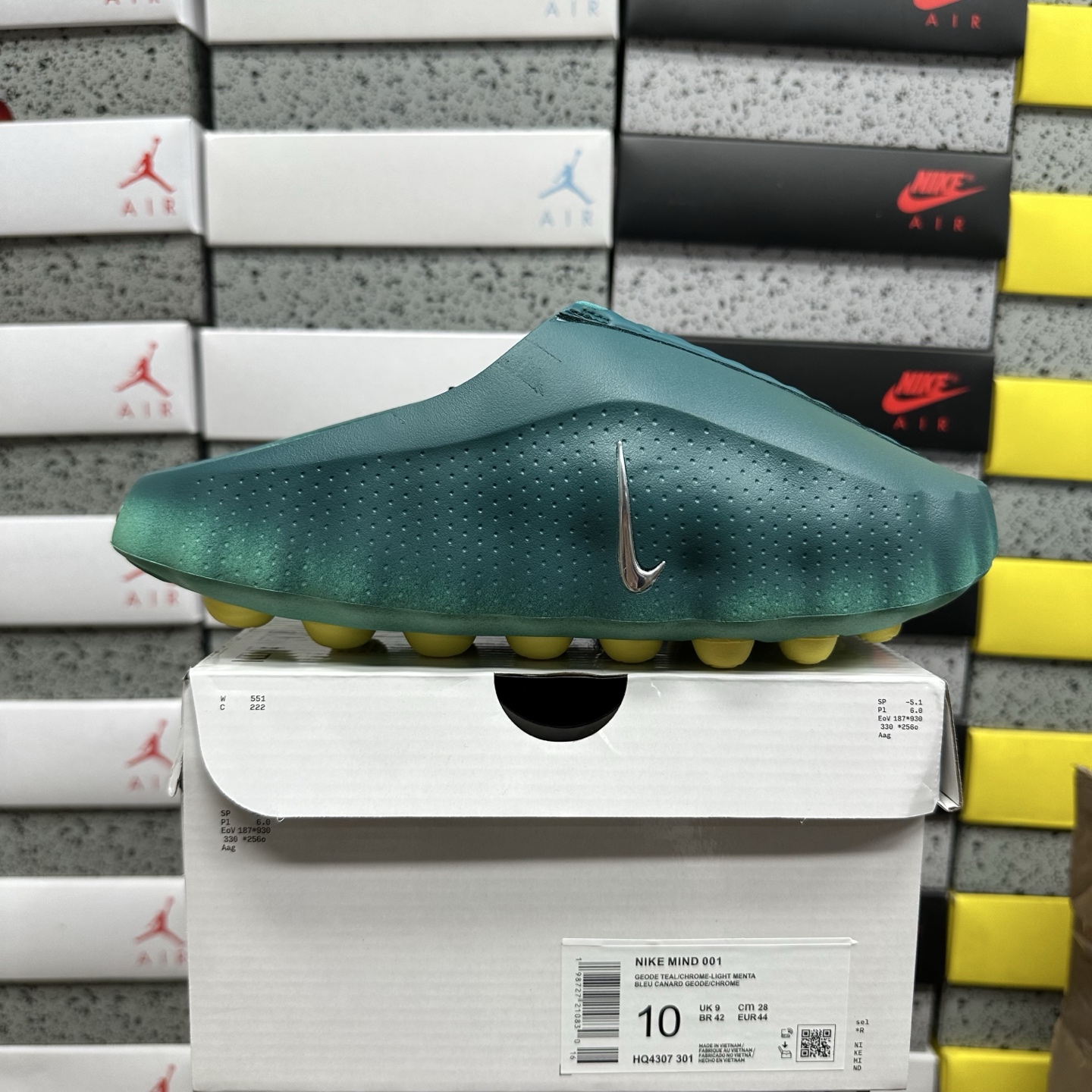 Nike Mind 001 Slide Geode Teal Light Menta - Image 10