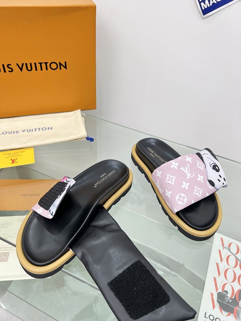 Louis Vuitton Velcro Slippers - Image 3