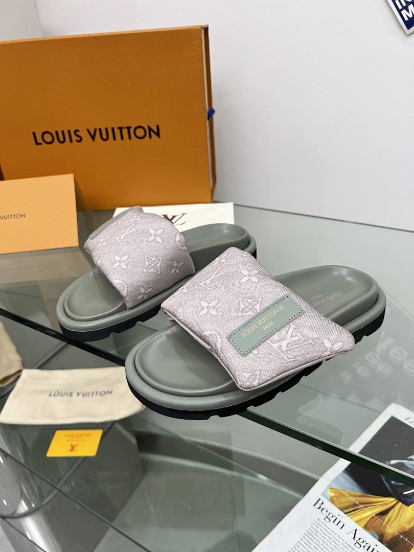 Louis Vuitton Velcro Slippers - Image 3