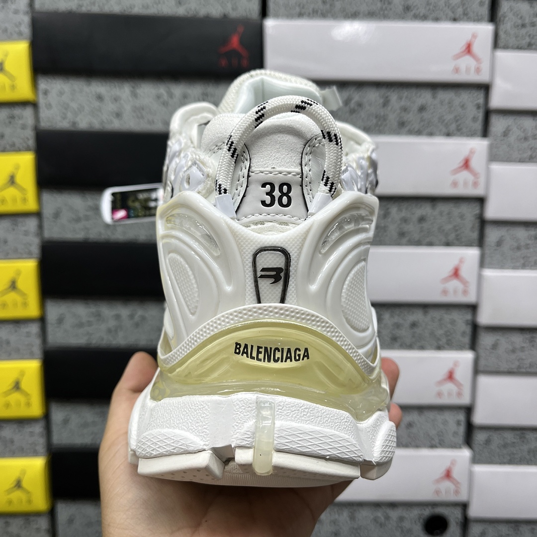 Balenciaga Runner LED 7.0 (Triple White) - Image 8