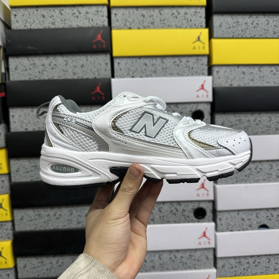 New Balance 530 (White Silver Metallic) - Image 5