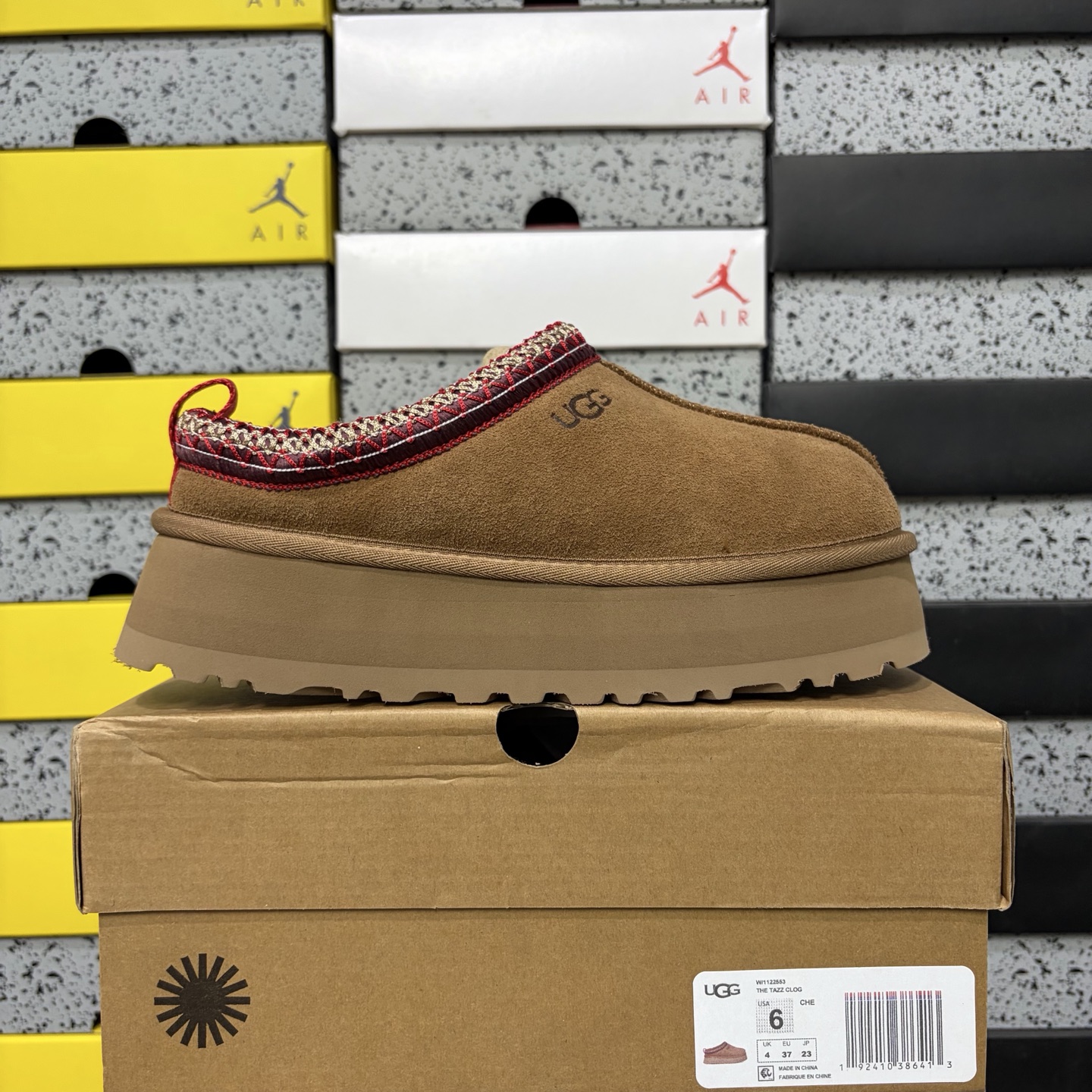 UGG Tazz Thick Sole Loafers / Ethnic Chestnut -2553 - Image 10