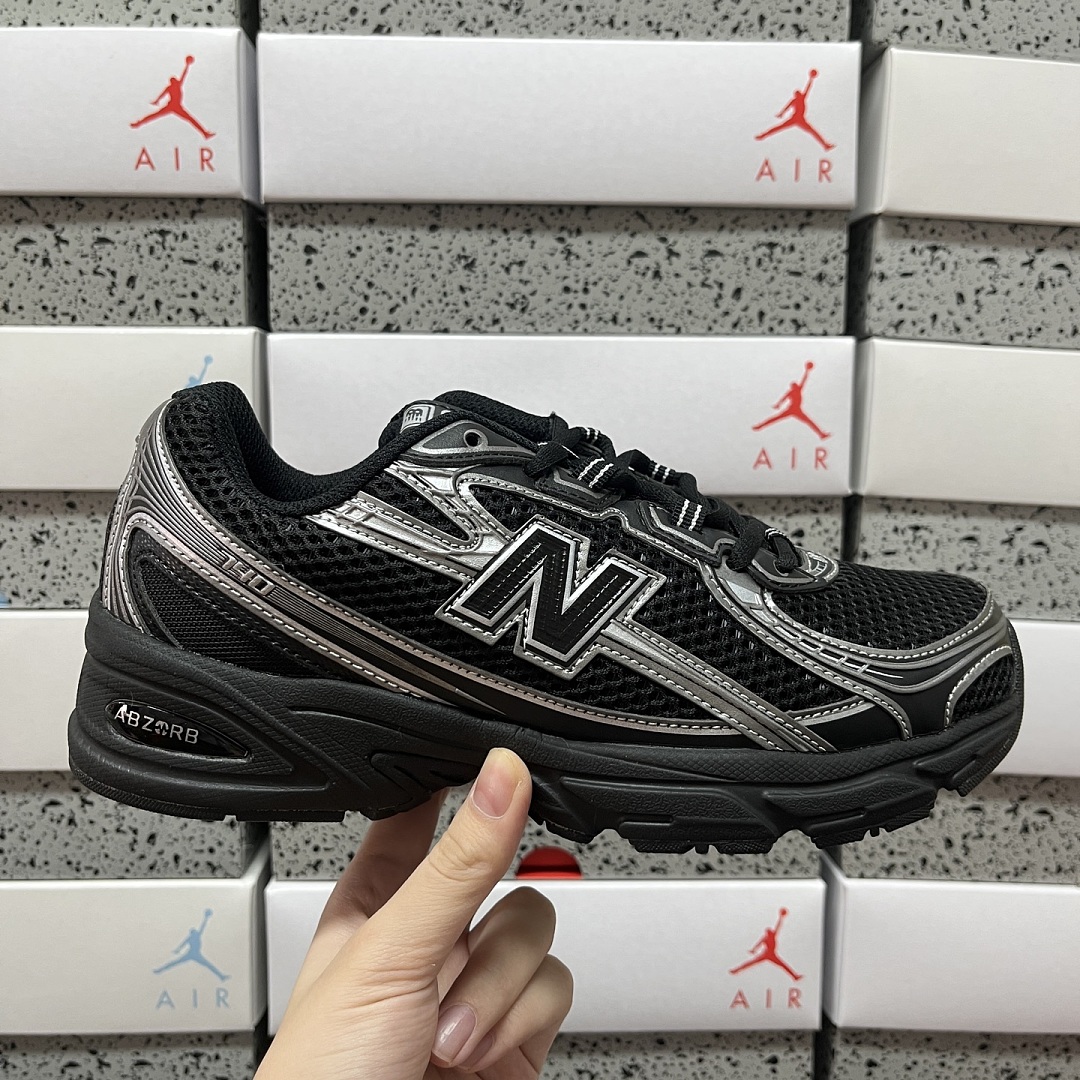 New Balance 740V2 (Black Grey Silver) - Image 7