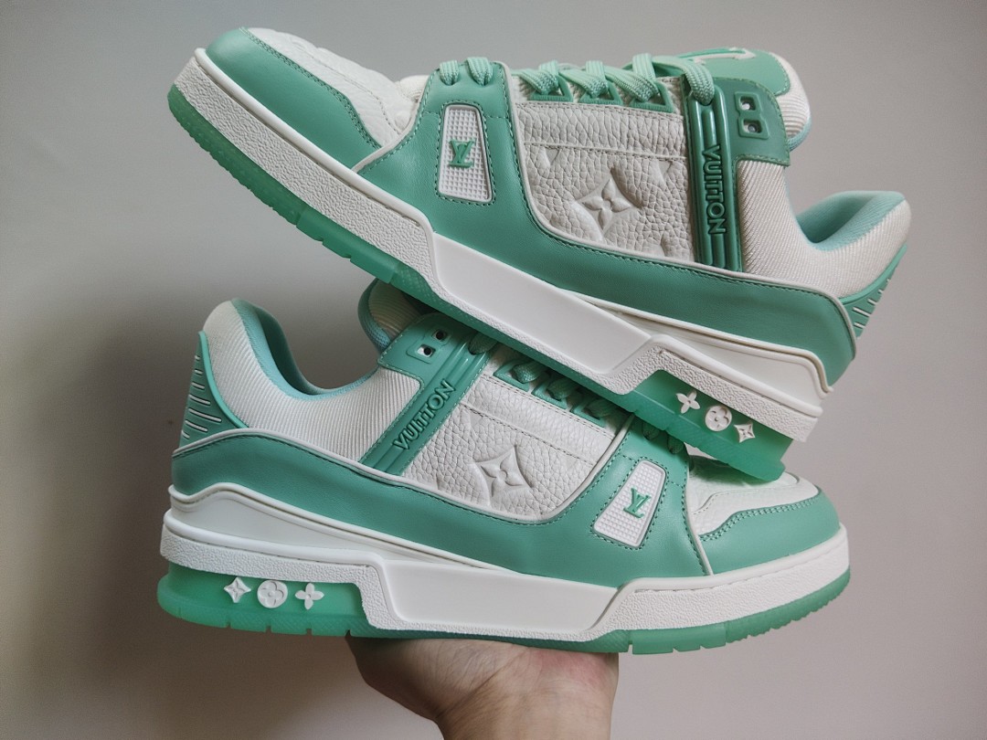 Louis Vuitton LV Trainer (Green White) - Image 5