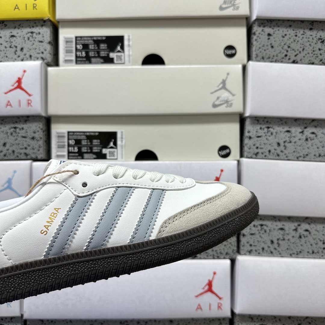 Adidas Samba OG White Halo Blue ID2055 - Image 8