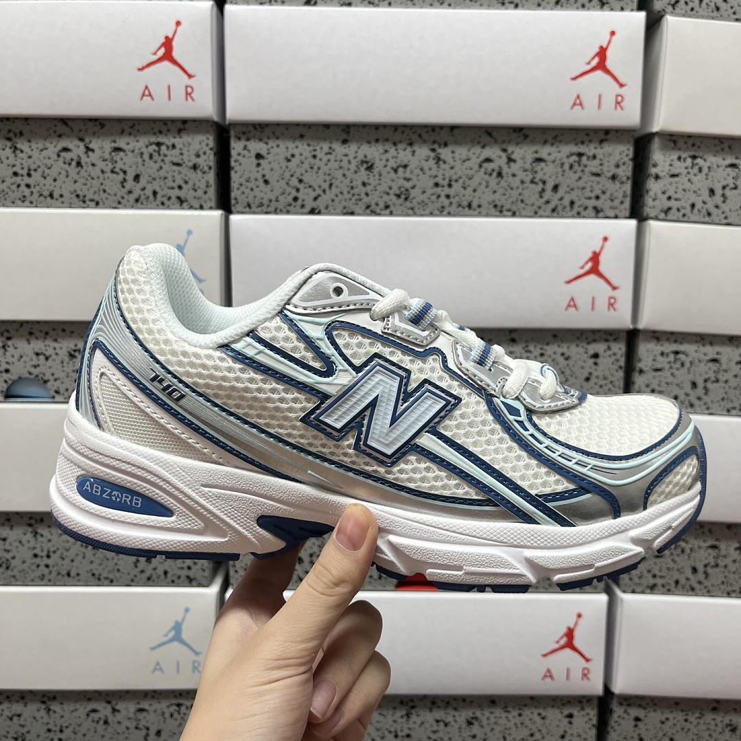 New Balance 740V2 White Ice Blue Sea Lime - Image 8