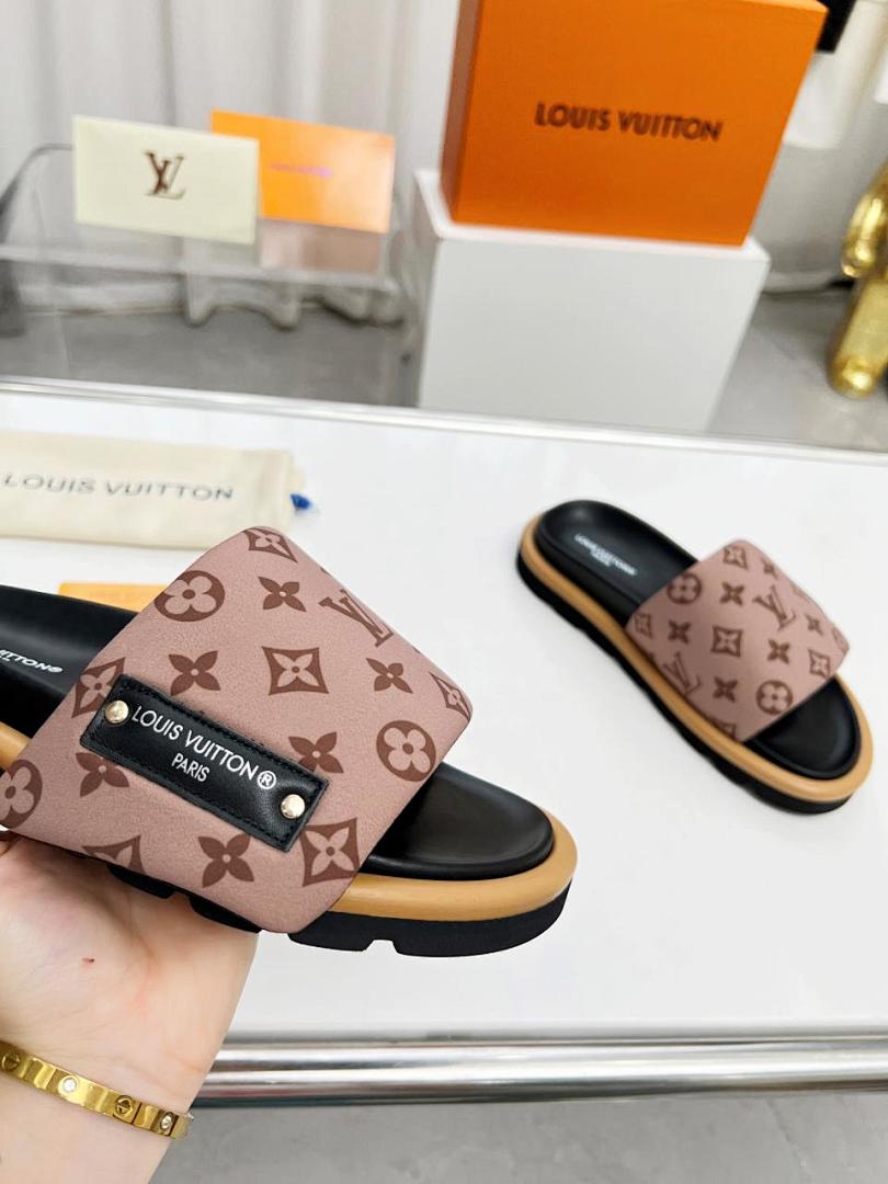 Louis Vuitton Velcro Slippers - Image 2