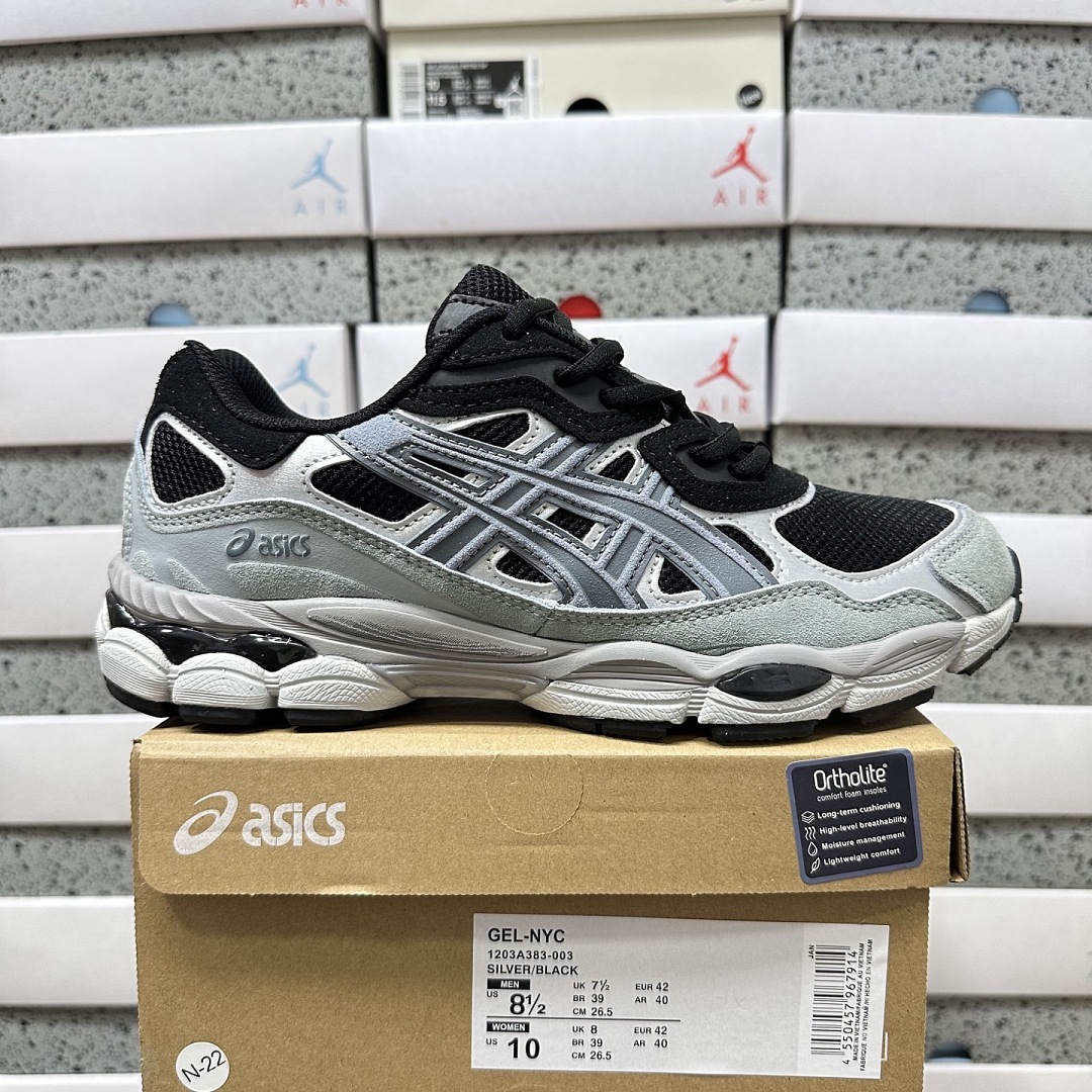 ASICS Gel-NYC Black Fjord Grey 1203A383-003