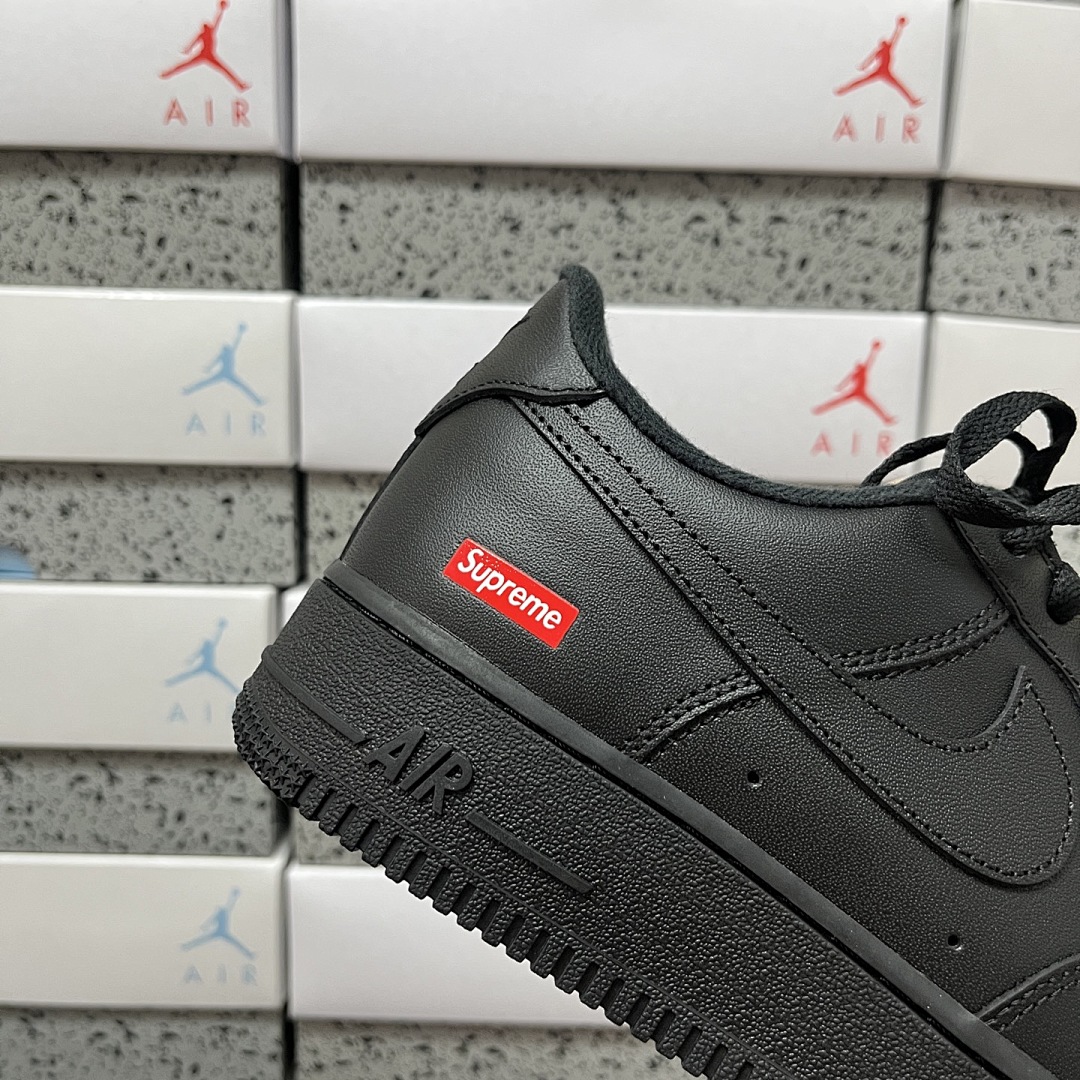 Nike Air Force 1 Low Supreme (Black) - Image 6