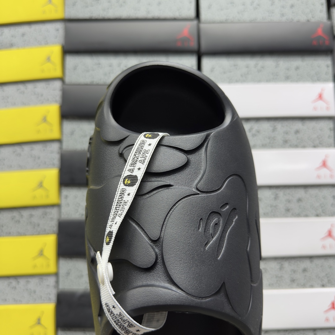 Bape Slide #1 (Black Solid Camo) - Image 3