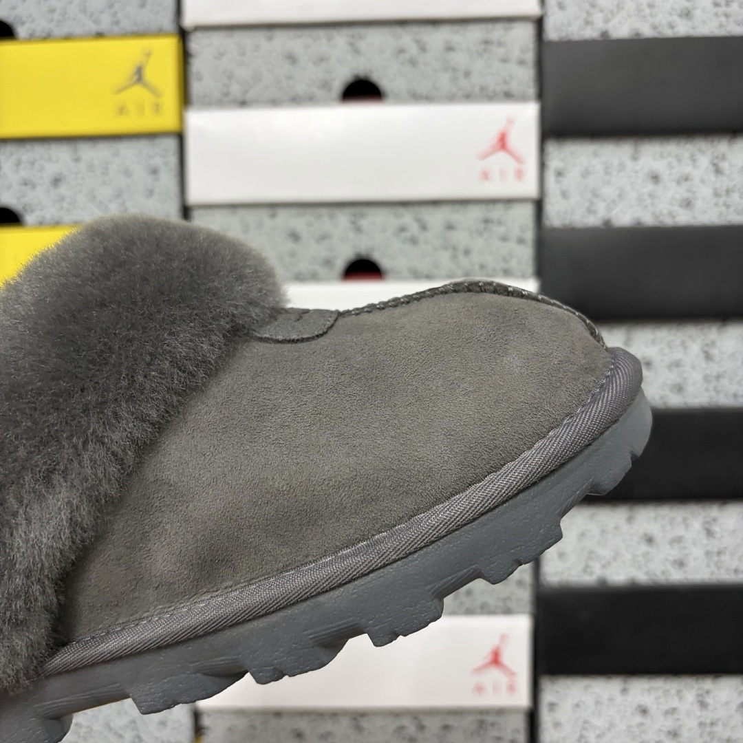 UGG Coquette Slipper Grey Thin Sole Star Slippers -5125 - Image 4