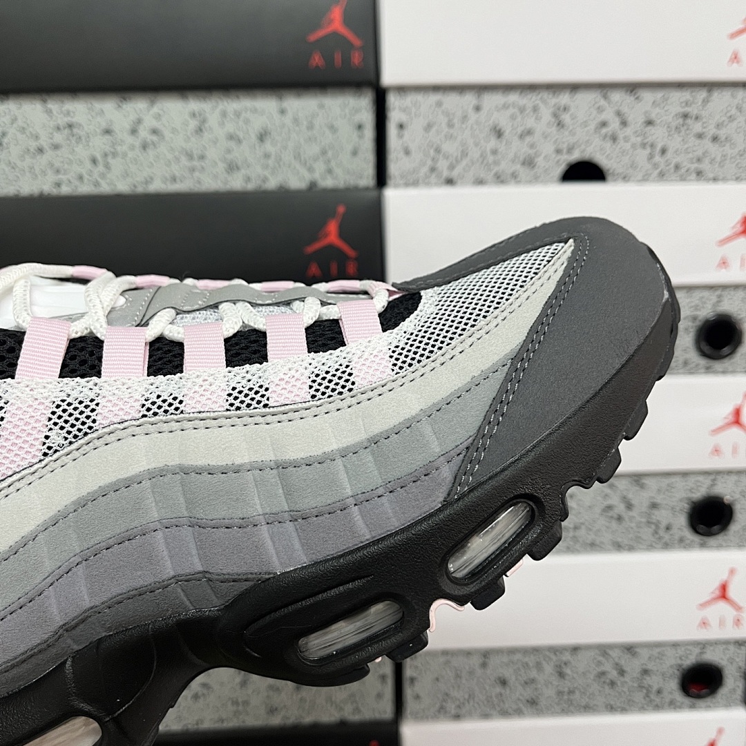 Nike Air Max 95 Gunsmoke Pink Foam - Image 9