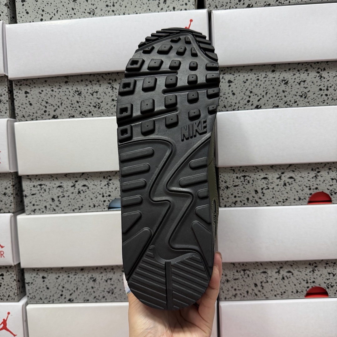 Nike Air Max 90 Reflective Swoosh Medium Olive HQ3828-200 - Image 3
