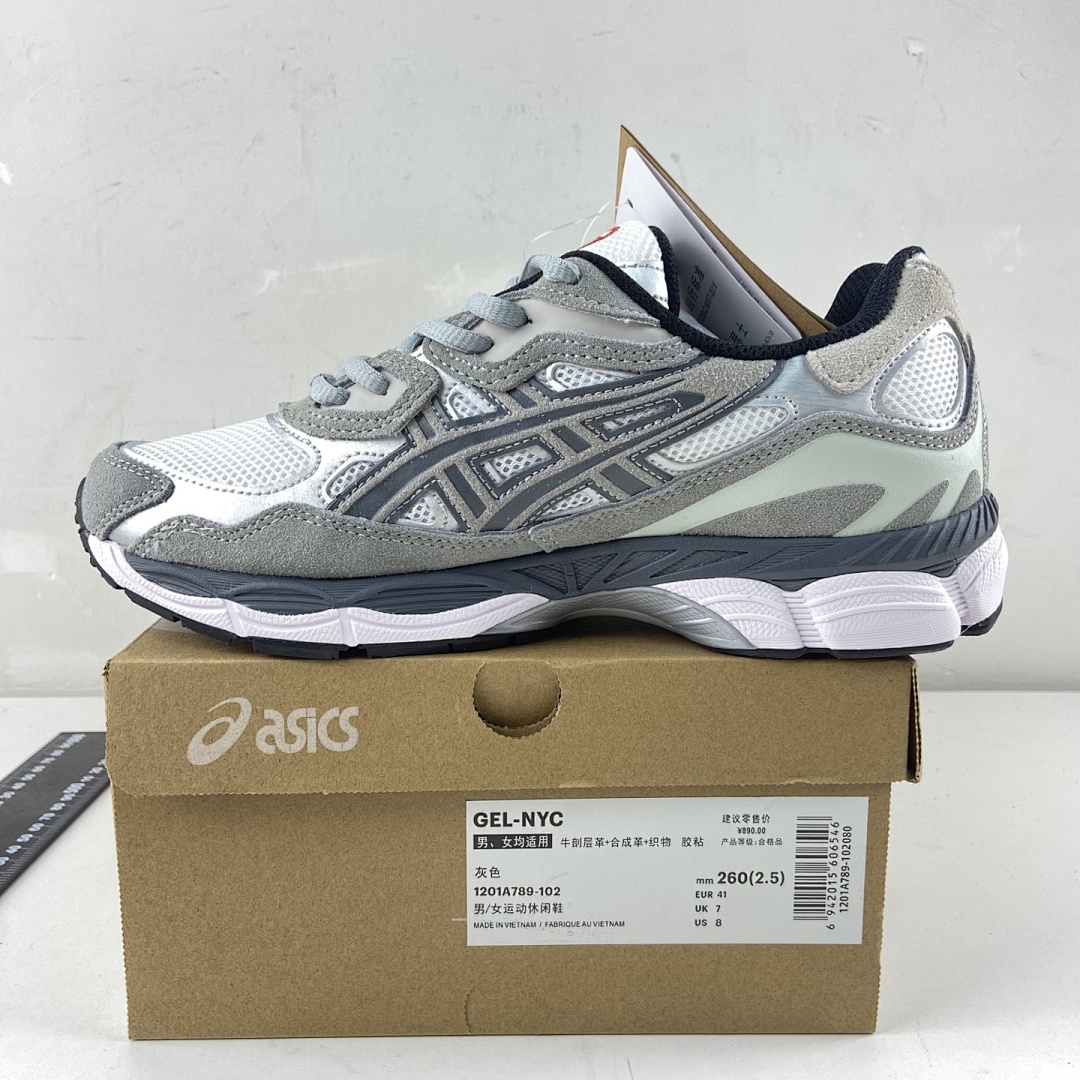 ASICS Gel-NYC White Steel Grey NYC - Image 2