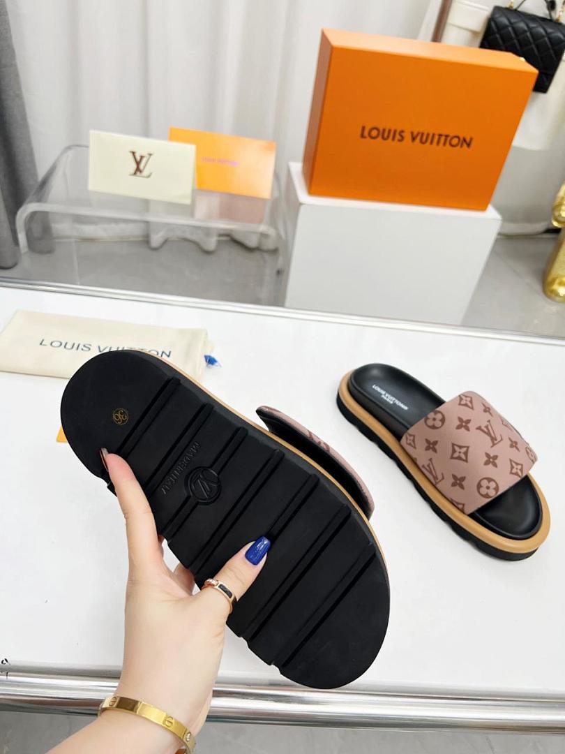 Louis Vuitton Velcro Slippers - Image 3