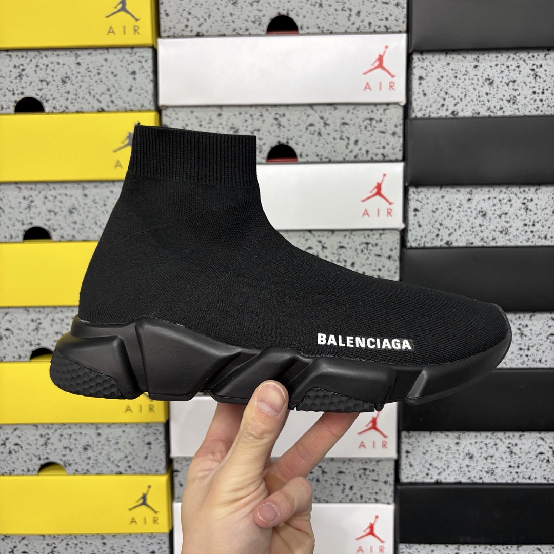 Balenciaga Speed 2021 Black Socks - Image 3