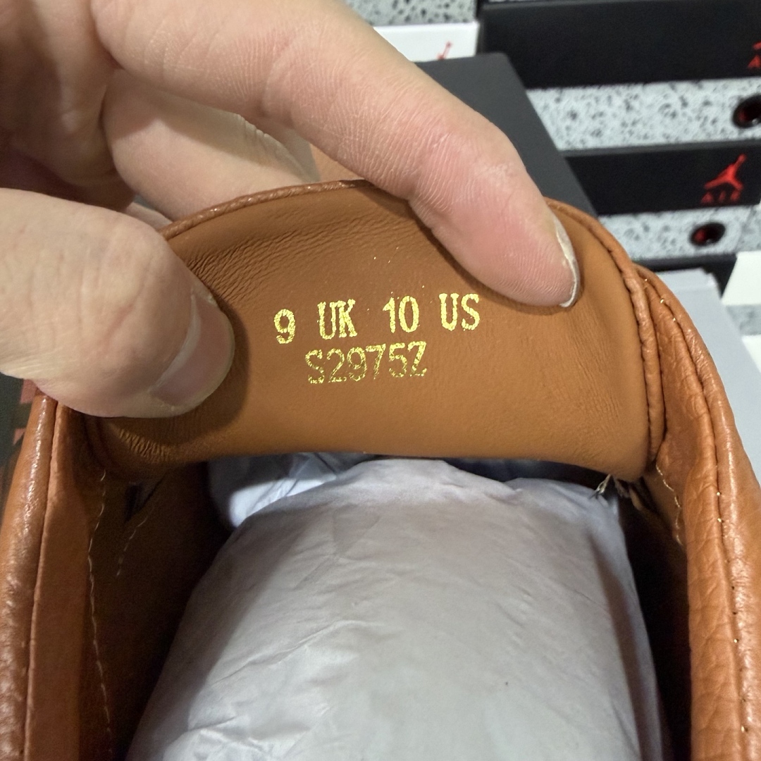 Zegna Deerskin Triple Stitch (White Orange) - Image 9