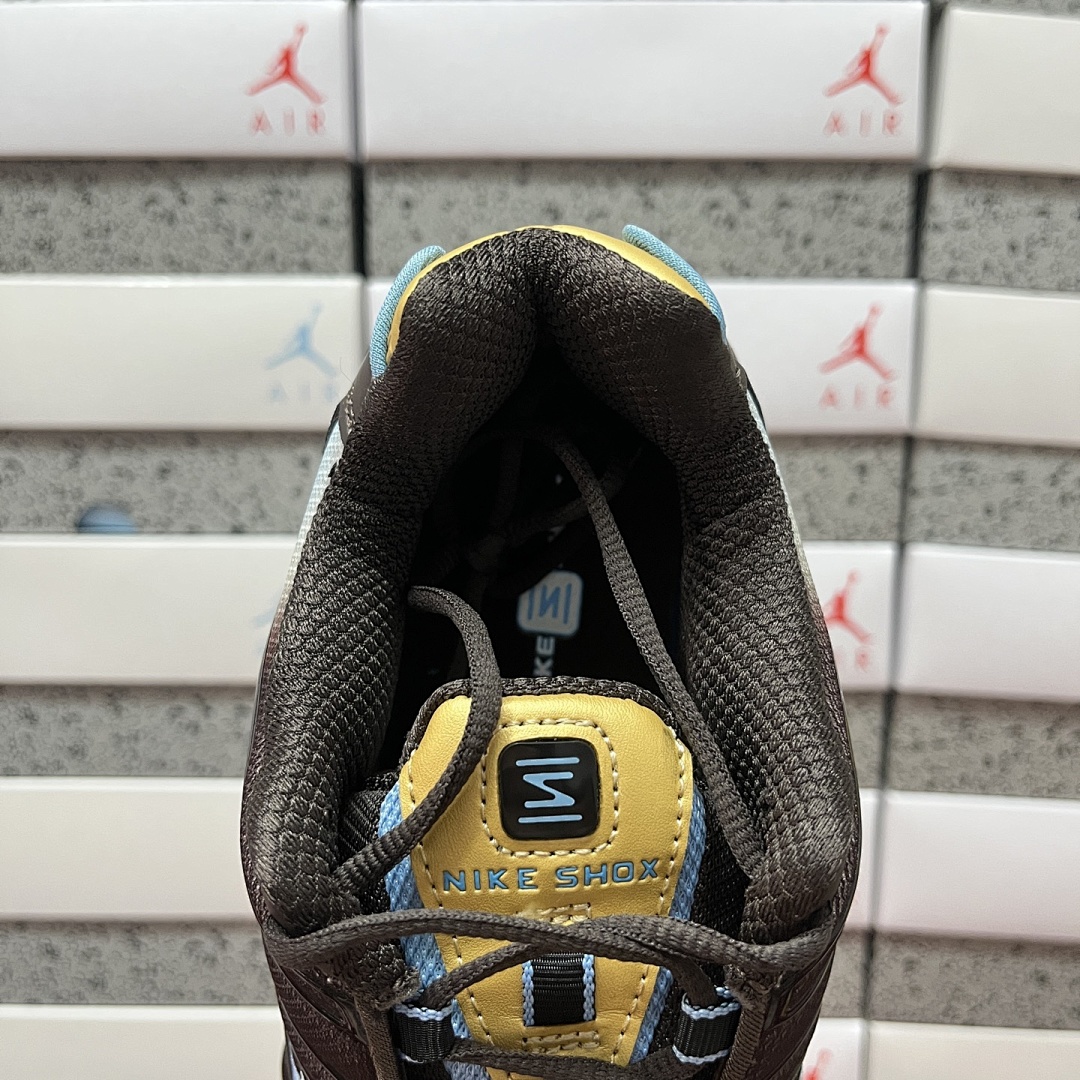 Nike Shox TL Velvet Brown Denim Turquoise - Image 9