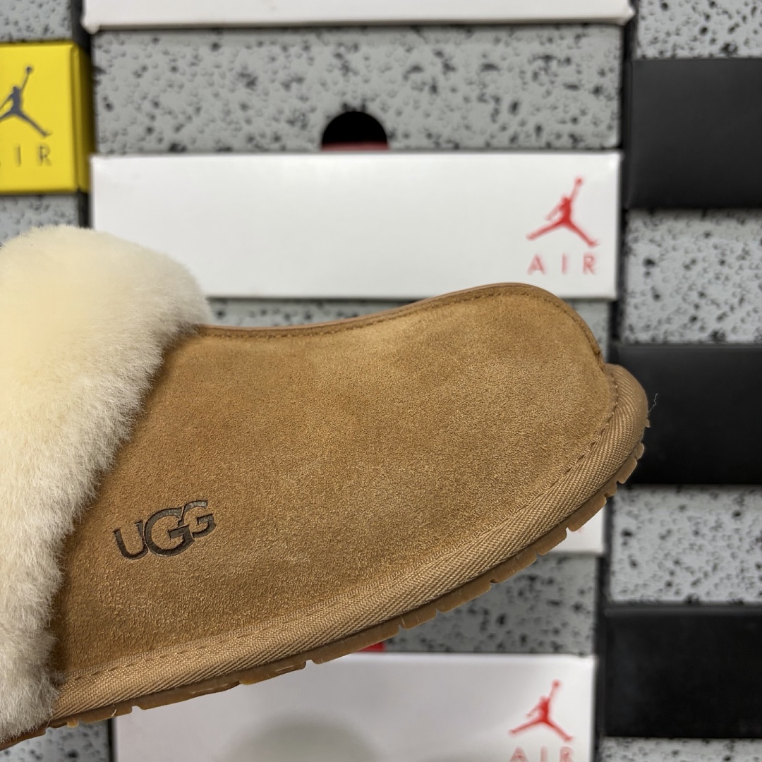 UGG Scuffette II Slipper Chestnu Thin Sole Slides -2550 - Image 4