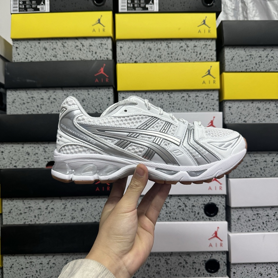 ASICS Gel-Kayano 14 A.P.C. White Pure Silver 1203A727-100 - Image 5
