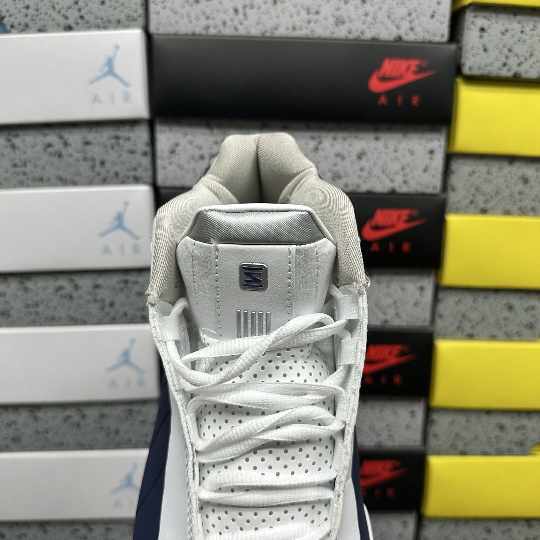 Nike Shox BB4 (White Silver Navy) - Image 7