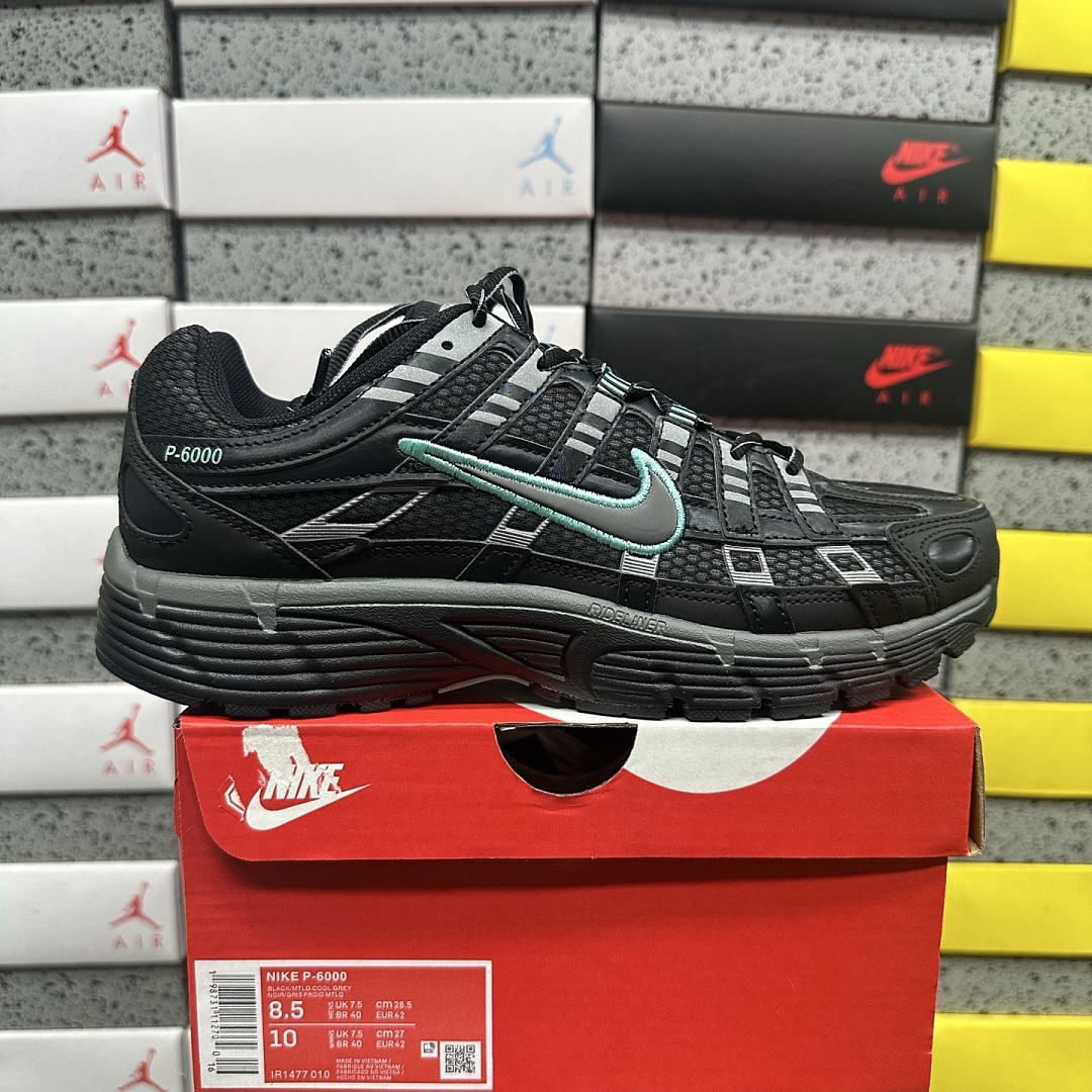 Nike P-6000 Black Hyper Turquoise Cool (Grey)