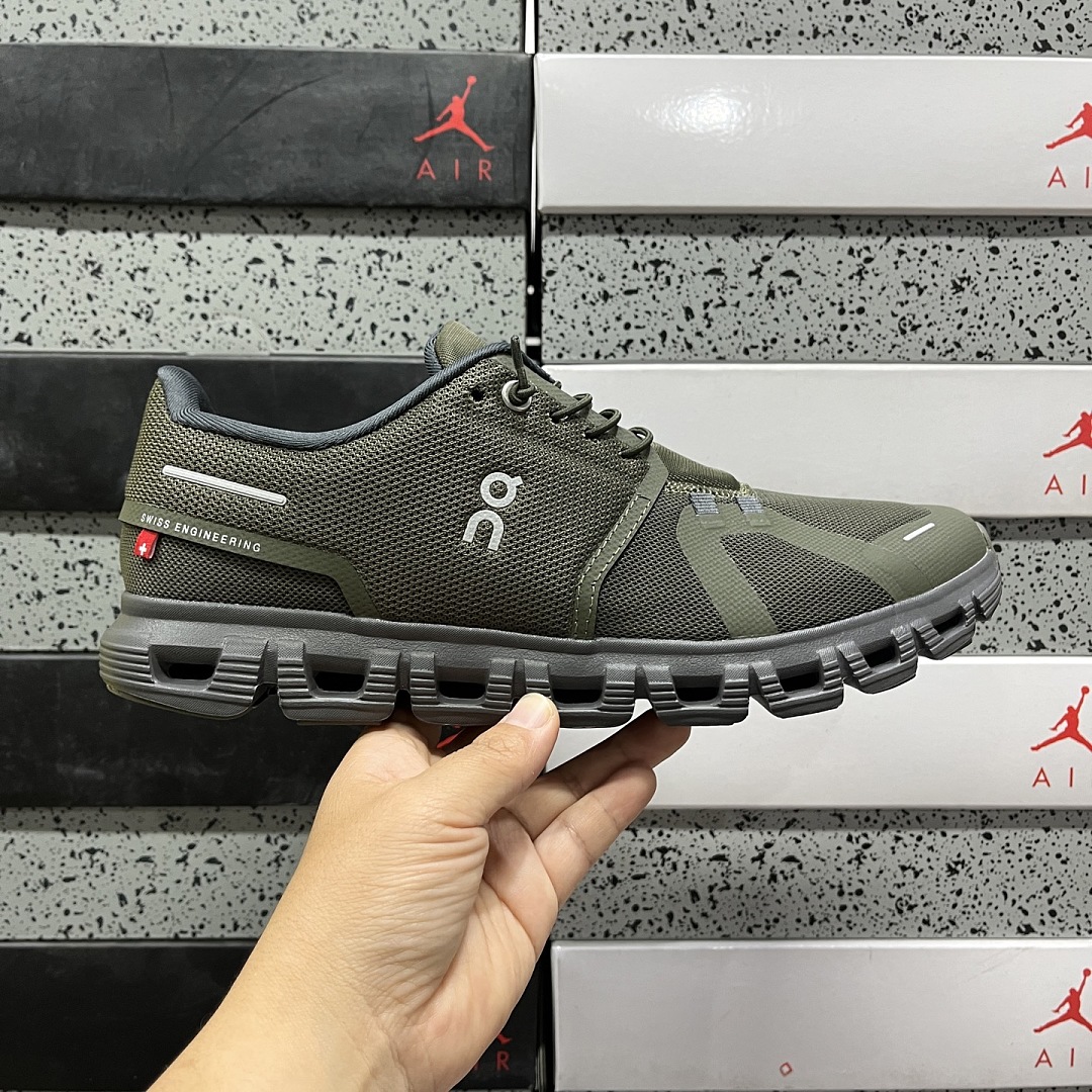 On Running Running Cloud 6 Olive Eclipse 3MF10070656 - Image 9