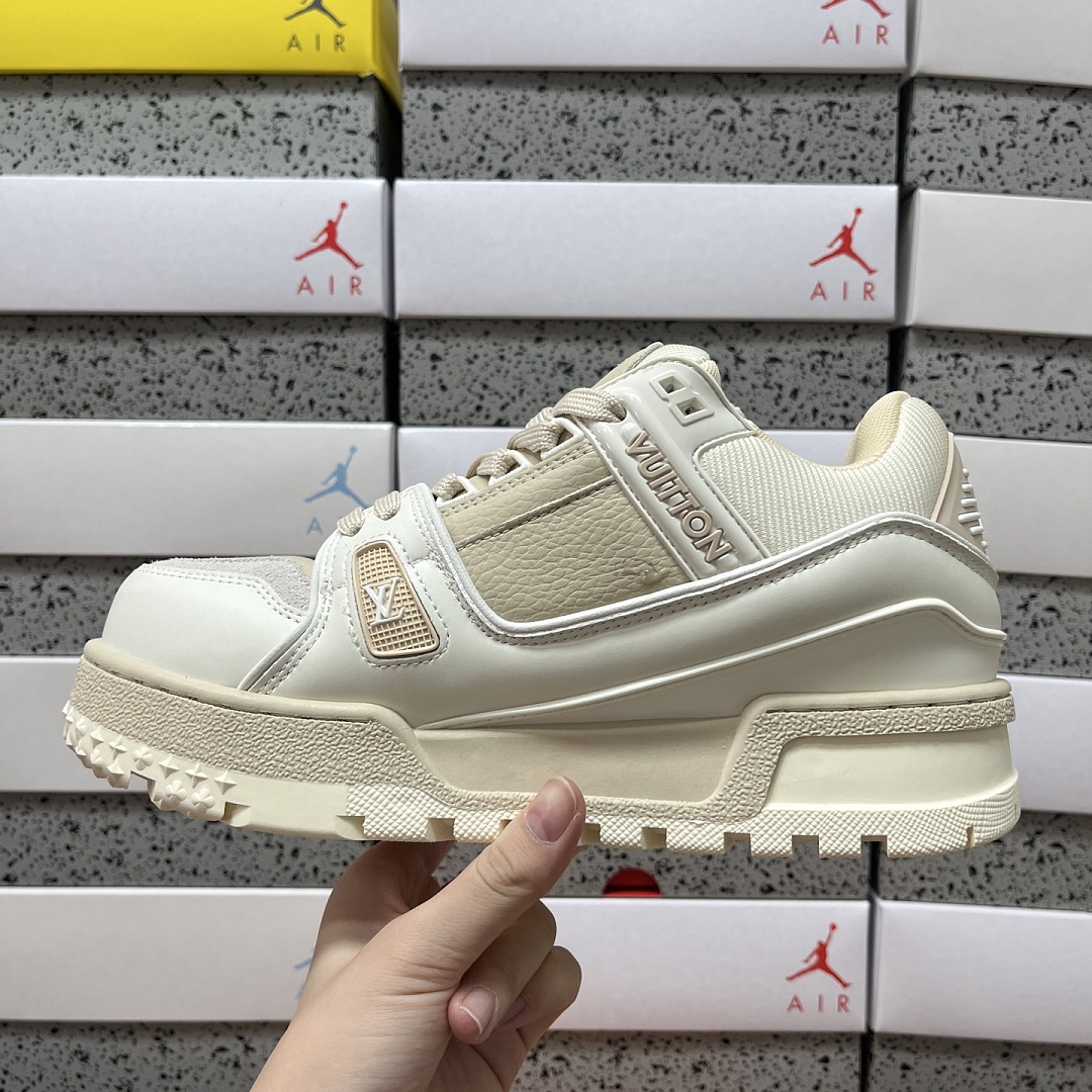 Louis Vuitton Trainer Maxi (Cream Yellow) - Image 4