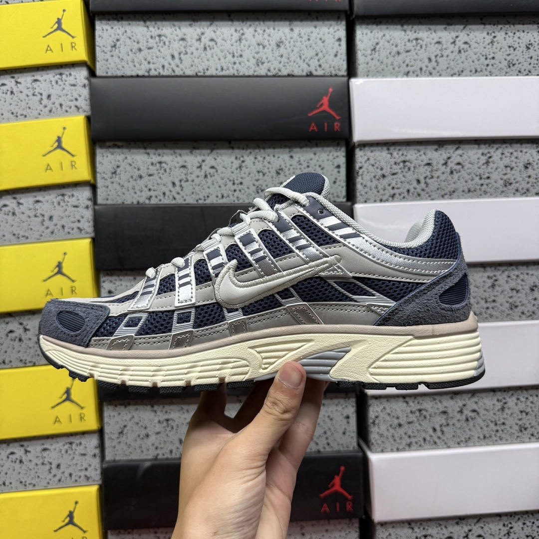 Nike P-6000 Thunder Blue Pale Ivory - Image 6