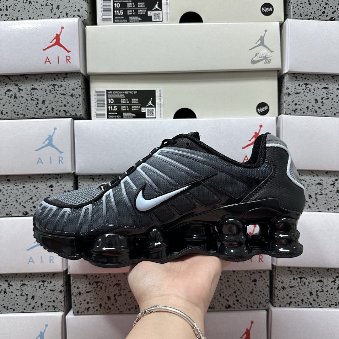 Nike Shox TL Black Celestine (Blue) - Image 7