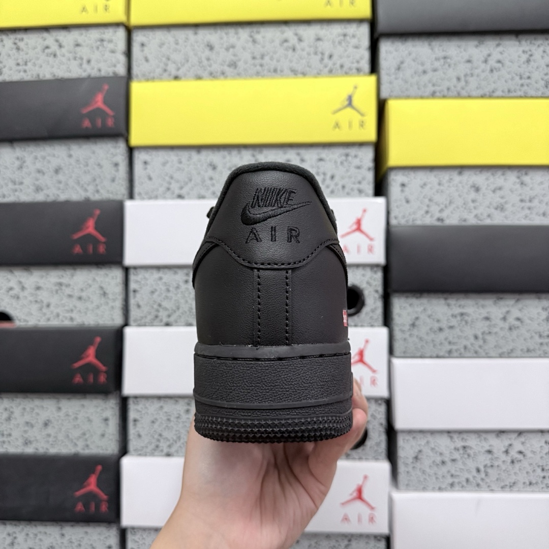 Nike Air Force 1 Low Supreme Black Sup - Image 5