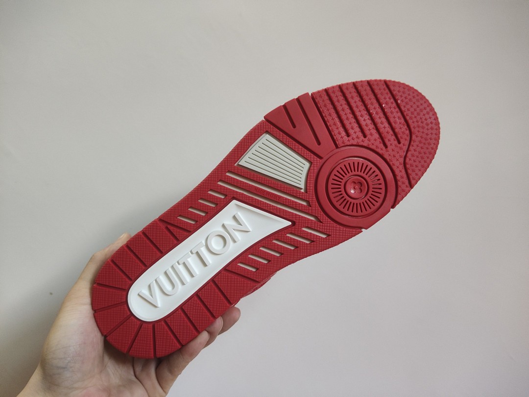 Louis Vuitton LV Trainer (Red White) - Image 8