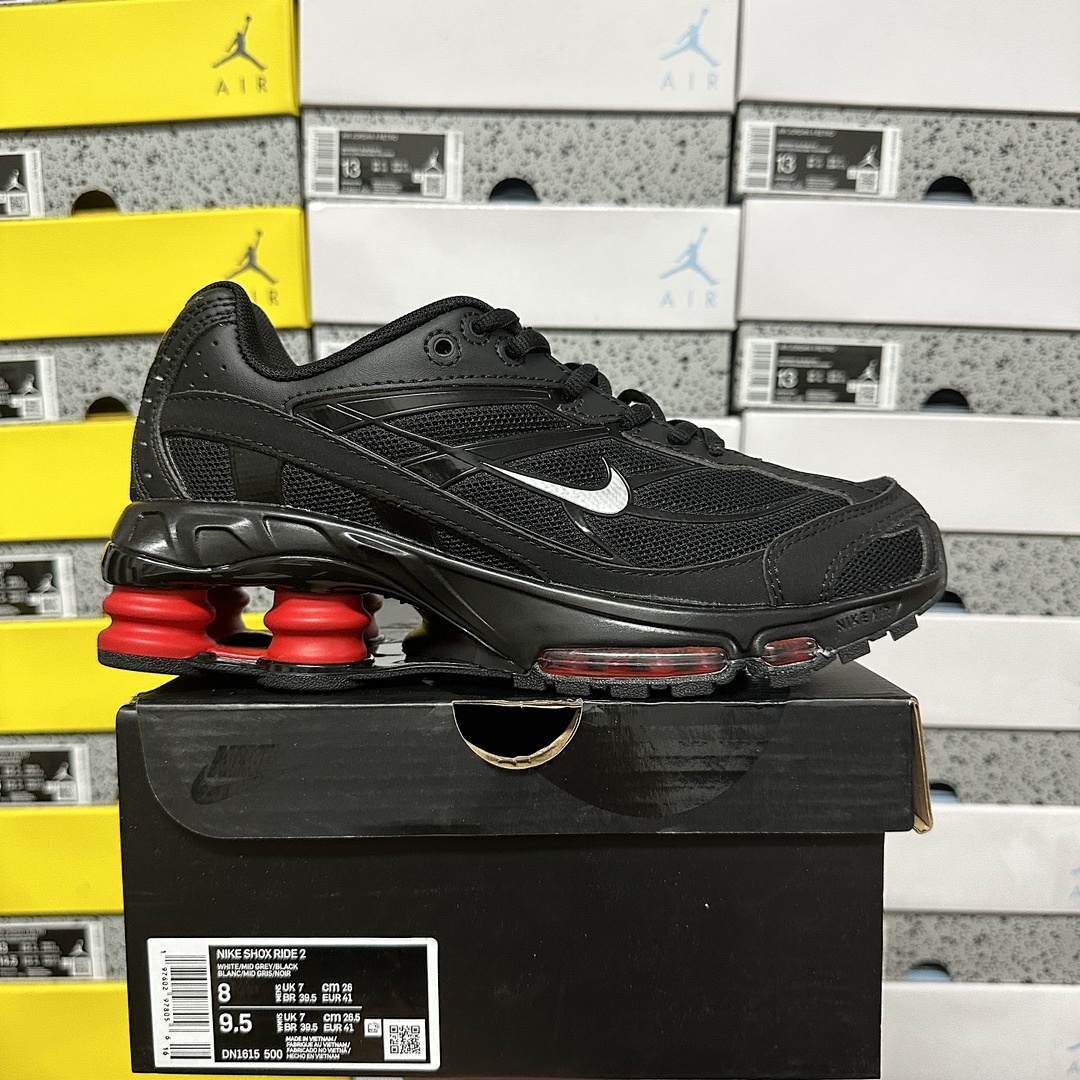 Nike Shox Ride 2 Black University (Red)