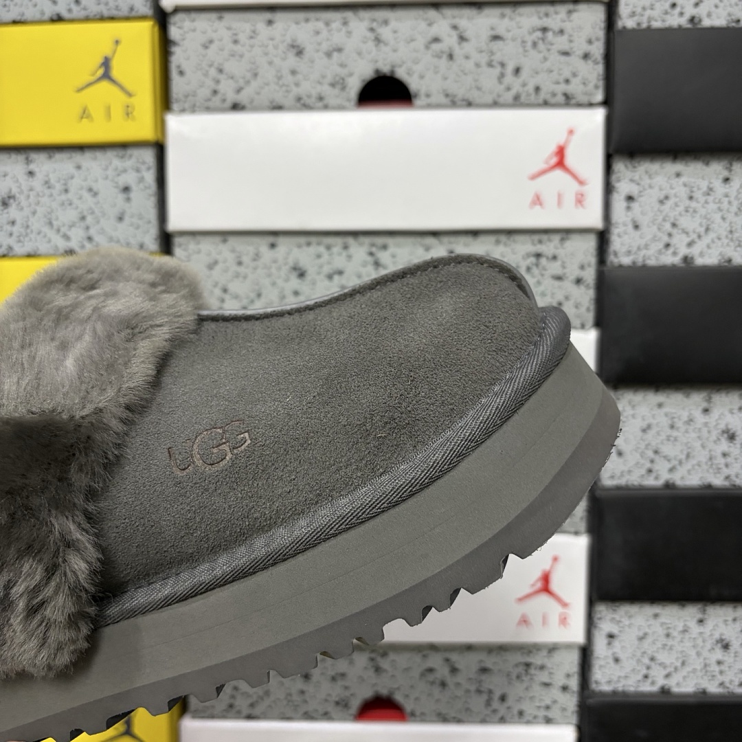 UGG Disquette Slipper Charcoal 3Cm Star (Grey) - Image 3