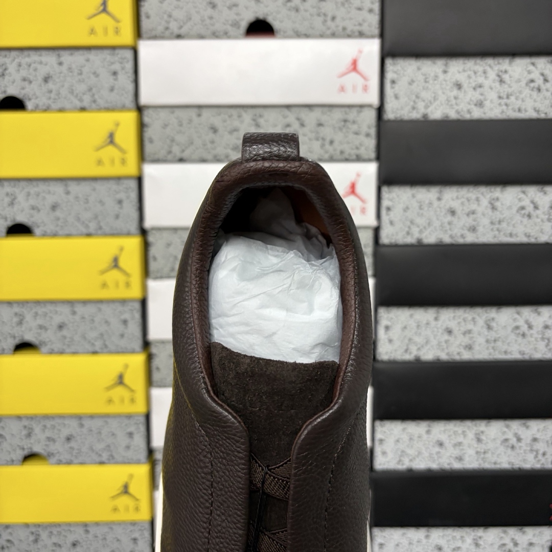 Zegna Deerskin Triple Stitch (White Brown) - Image 10