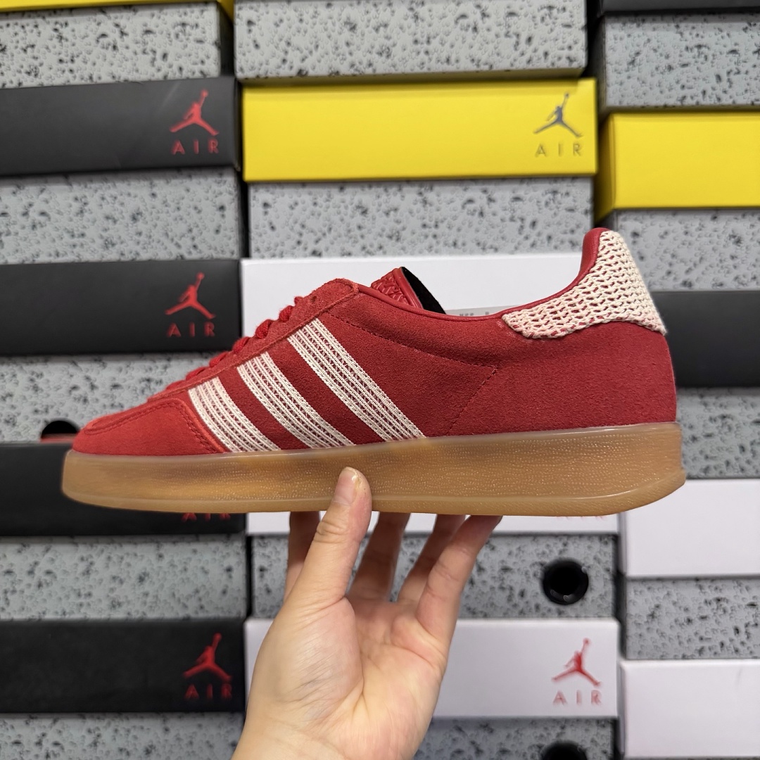 Adidas Gazelle Indoor Better Scarlet Wonder White Gum JI2756 - Image 8