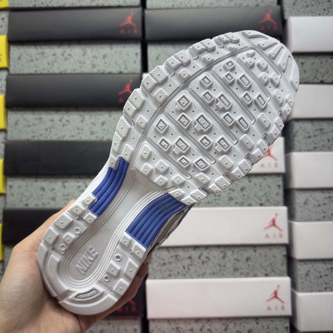 Nike P-6000 (White Metallic Silver Blue) - Image 2