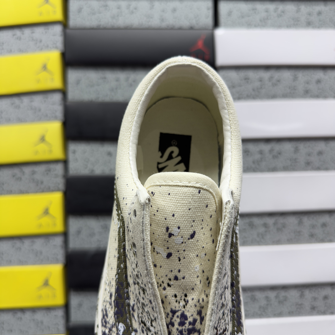 Vans Premium Old Skool 36 Paint Splatter Turtledove V - Image 3