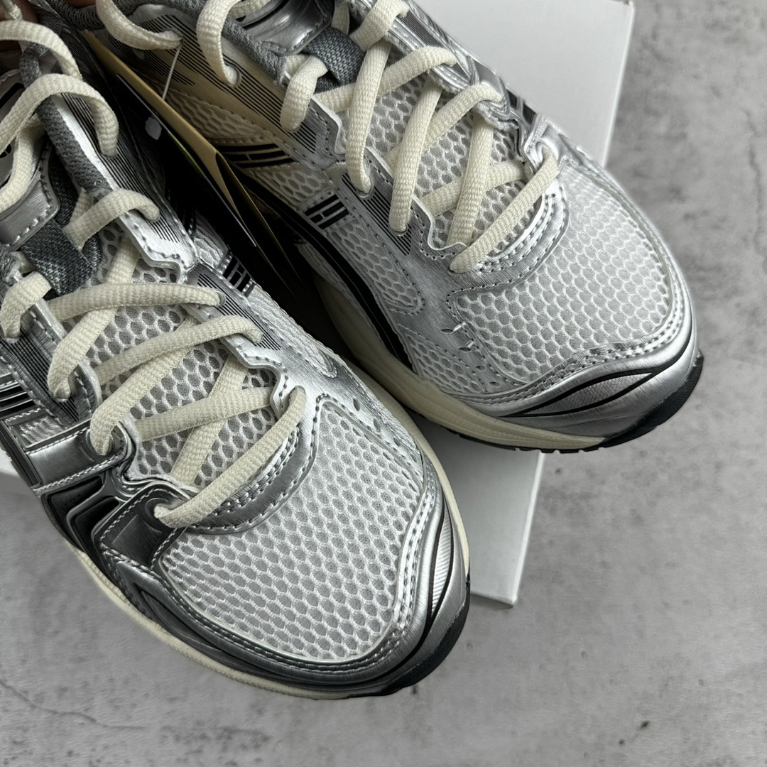ASICS Gel-Kayano 14 JJJJound Silver Black 1201A457-101 - Image 4