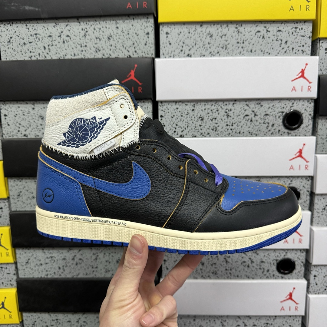Nike Jordan 1 Retro High OG SP Fragment X Union LA Sport Royal UN (Blue) - Image 10
