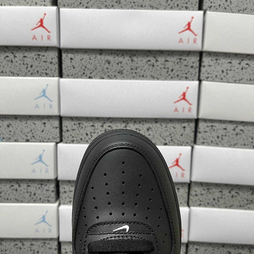 Nike Air Force 1 Low '07 (Black White) - Image 9