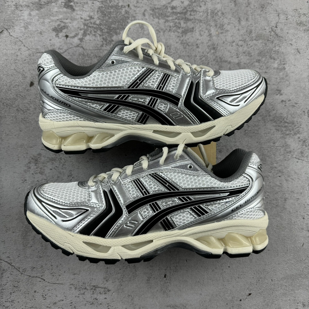 ASICS Gel-Kayano 14 JJJJound Silver Black 1201A457-101 - Image 6