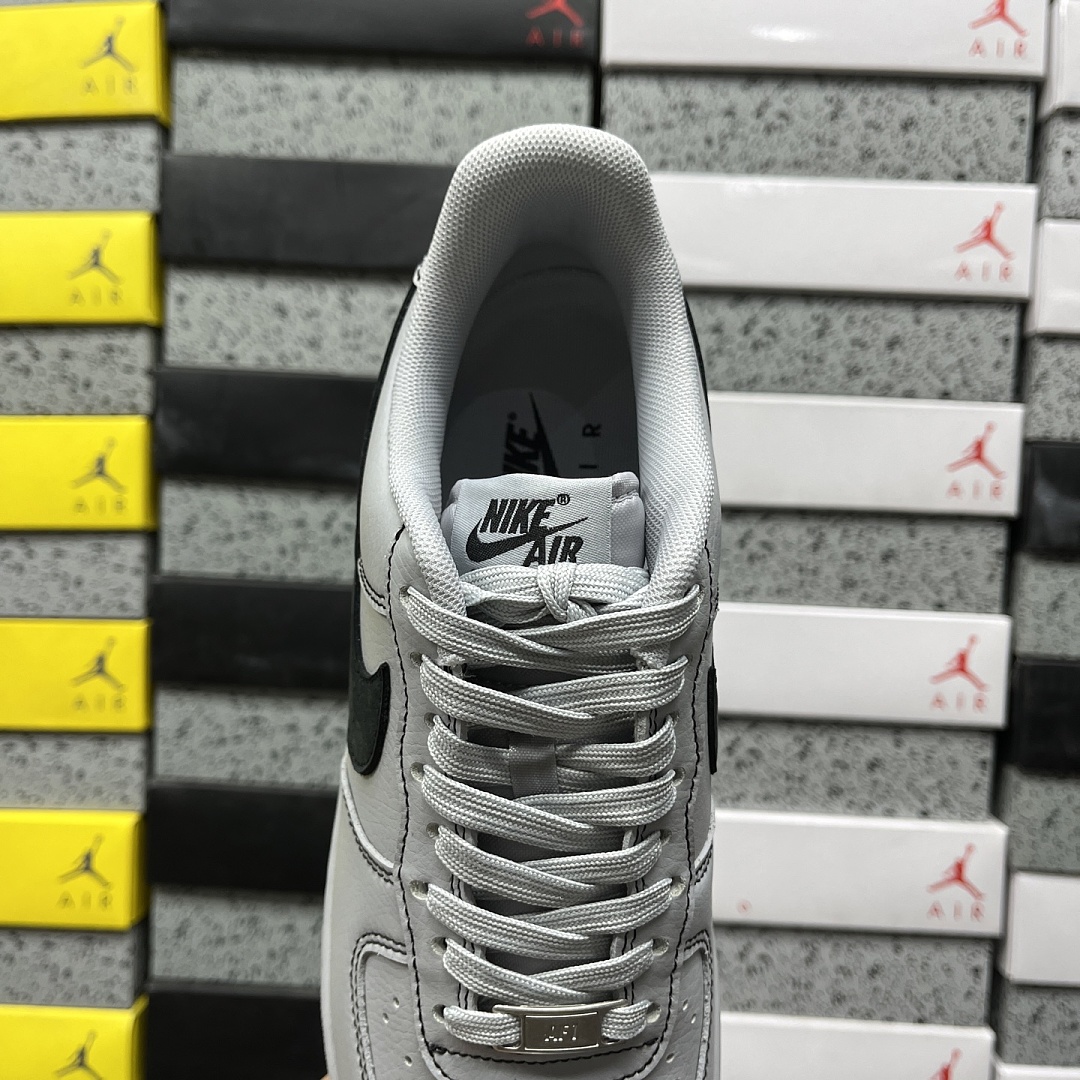 Nike Air Force 1 Low '07 LV8 Wolf (Grey Black) - Image 8