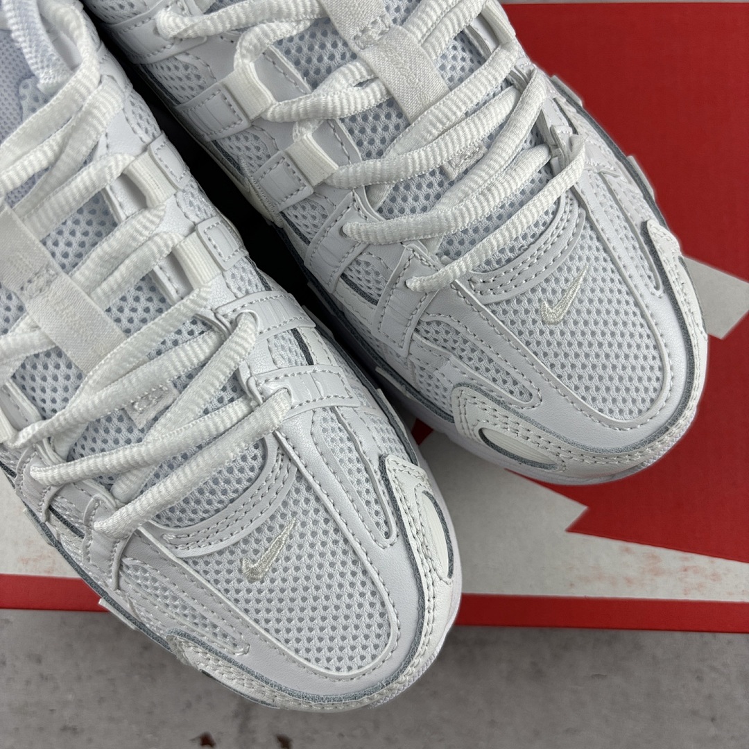 Nike P-6000 (Triple White) - Image 9