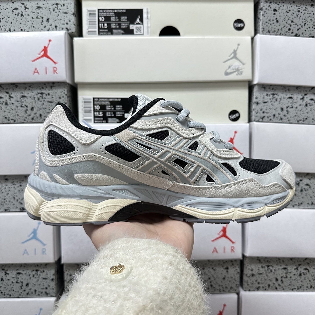 ASICS Gel-NYC Black Piedmont Grey 1203A383-004 - Image 2