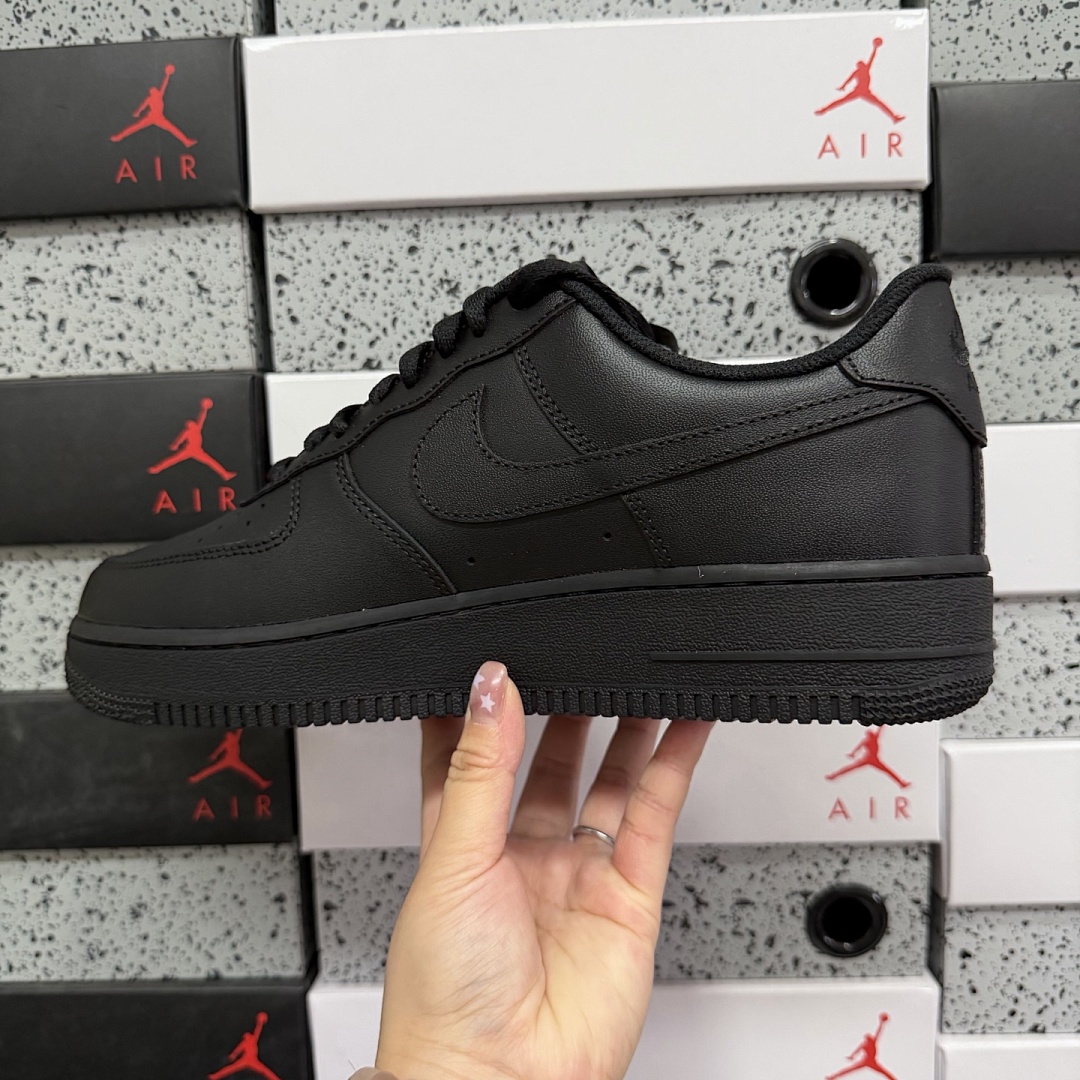 Nike Air Force 1 Low '07 (Black) - Image 2
