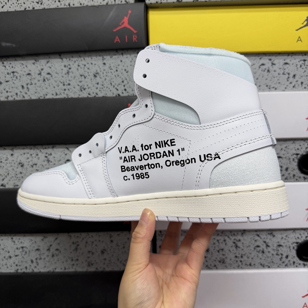 Nike Jordan 1 Retro High Virgil Abloh Archive Alaska - Image 3