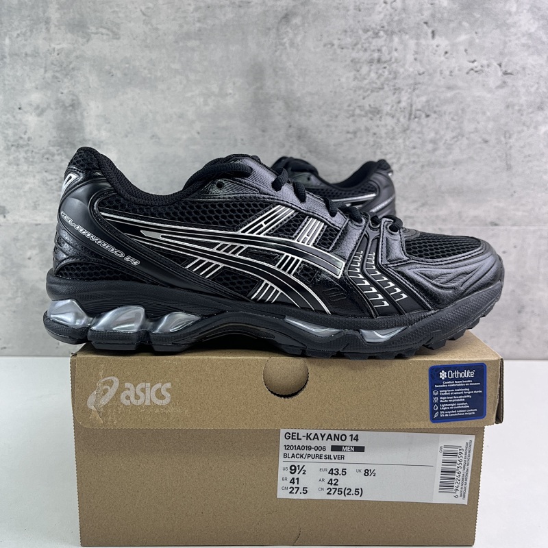 ASICS Gel-Kayano 14 Black Pure Silver 1201A019-006