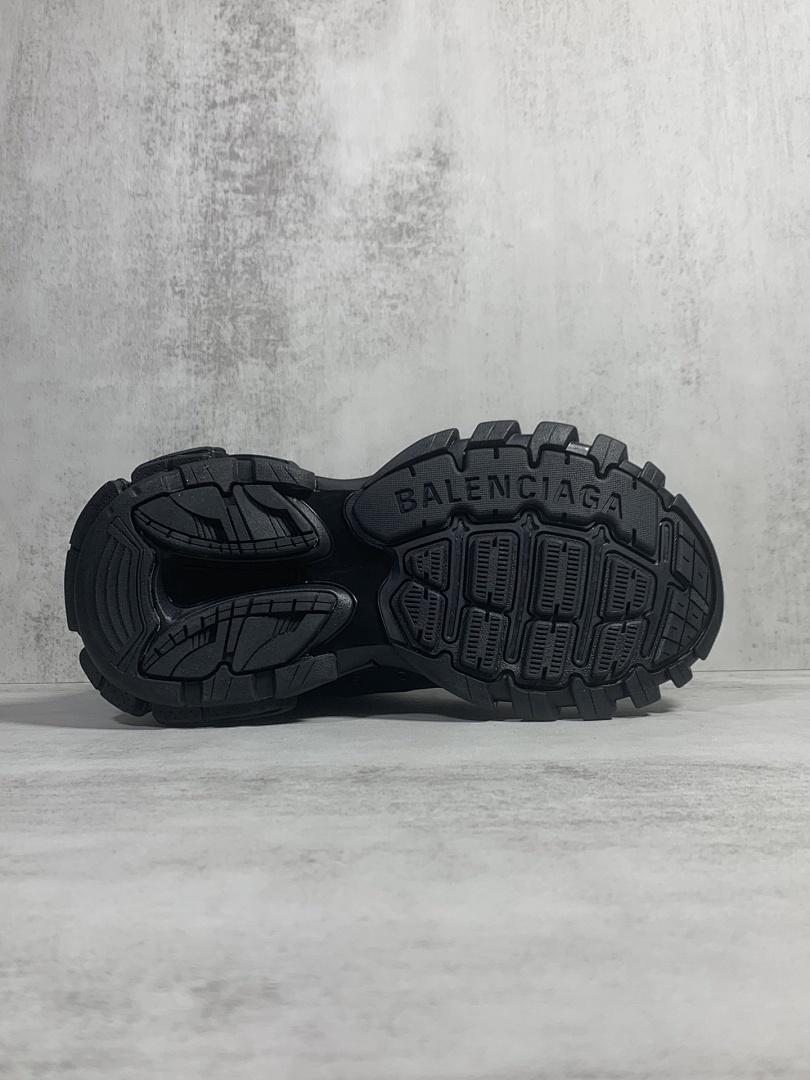 Balenciaga Track High Top Leather (Black) - Image 6